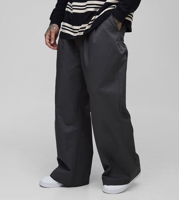 Tall Pleat Front Tailored Wide Leg Trousers