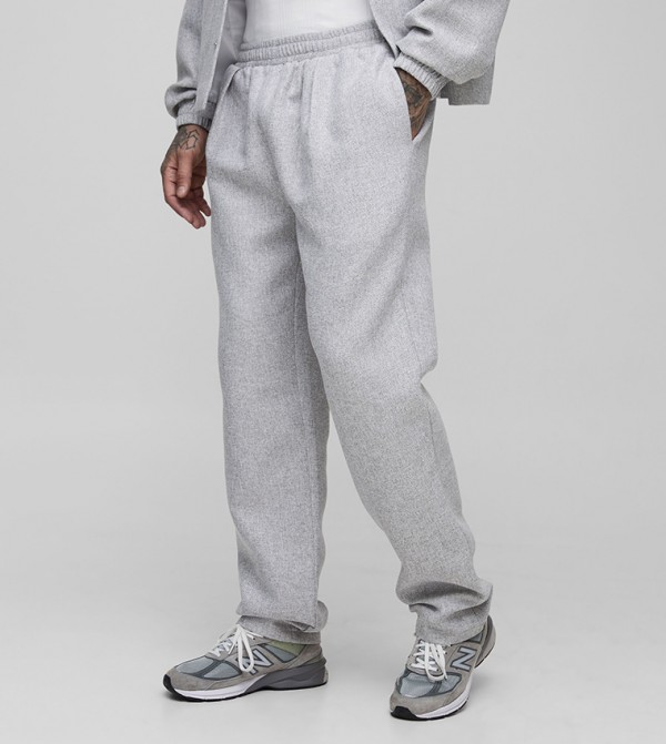 Plus & Tall Boucle Elastic Waist Sweatpants