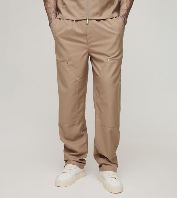 Tall Straight Fit Carpenter Detail Trousers