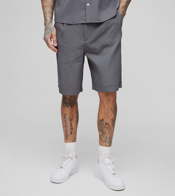 Plus & Tall Technical Pleated Shorts