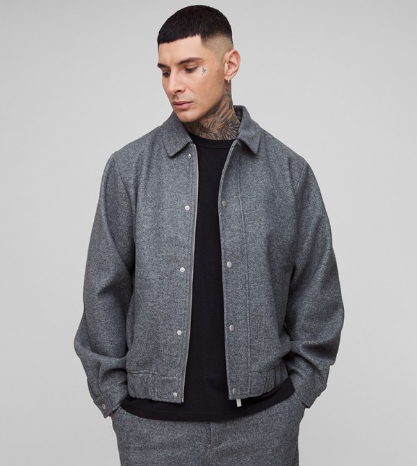 Tall Oversized Harrington Bomber Jacket