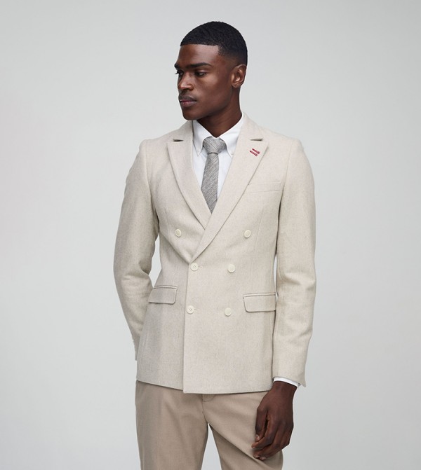 Double Breasted Long Sleeves Blazer