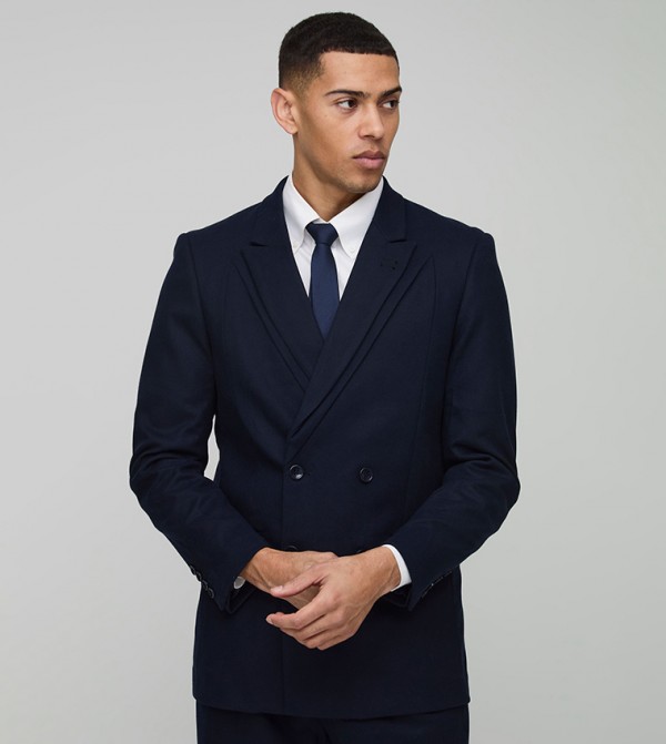 Double Breasted Long Sleeves Blazer
