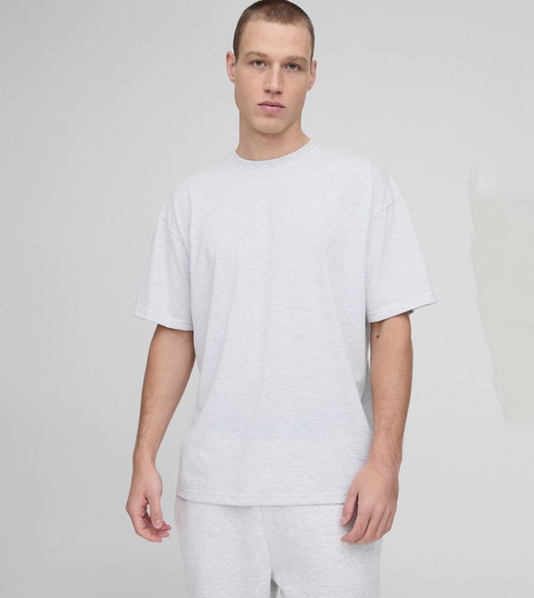 Solid Crew Neck T-Shirt
