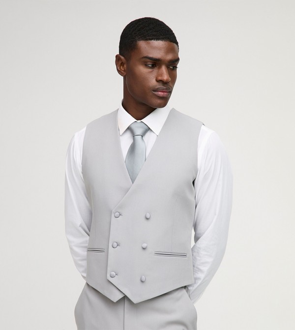 Double Breasted Slim Fit Waistcoat