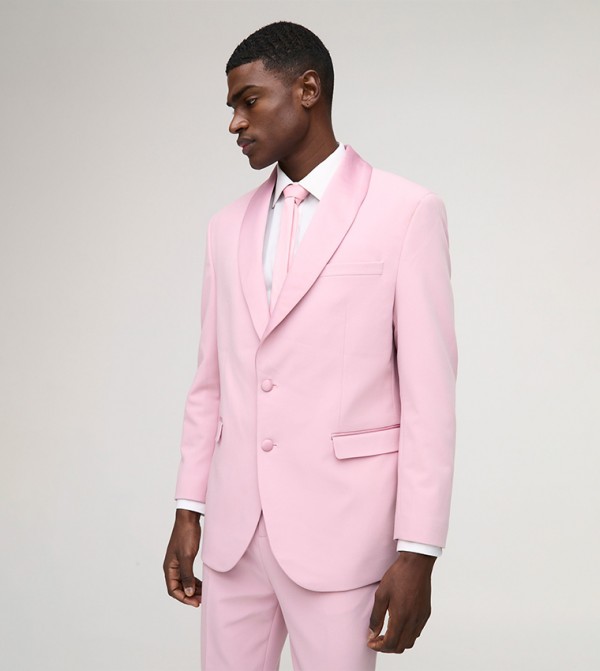 Solid Straight Fit Long Sleeves Blazer