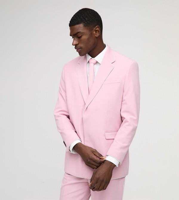 Solid Straight Fit Long Sleeves Blazer