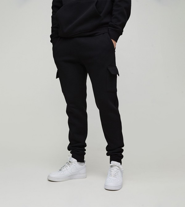 Plus & Tall Skinny Fit Basic Cargo Joggers