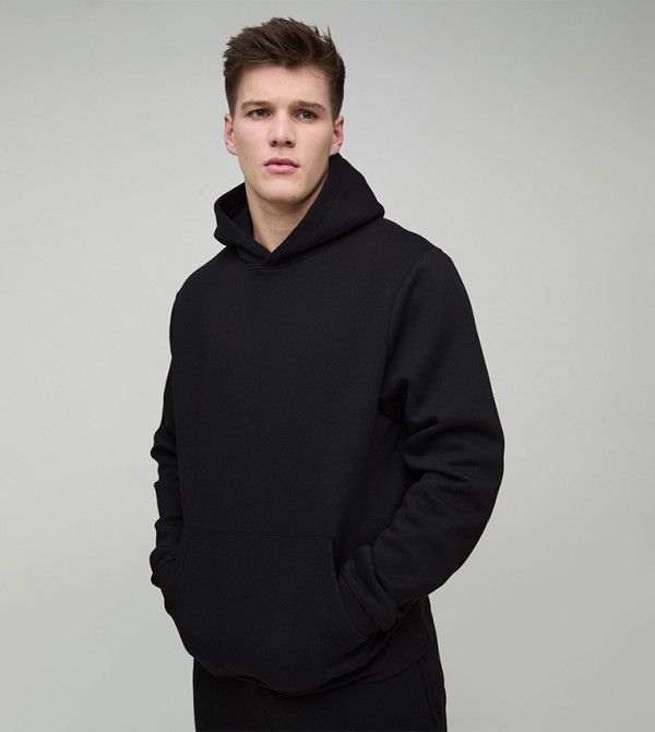Tall Solid Long Sleeves Hoodie