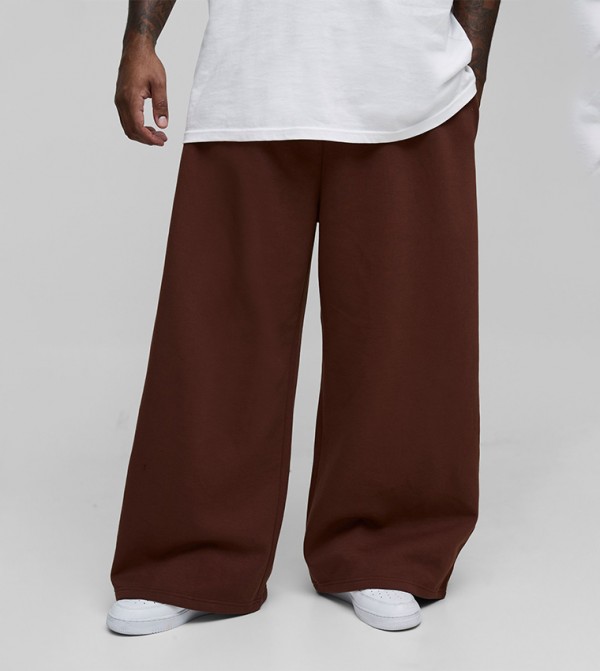 Plus & Tall Extreme Wide Leg Basic Sweatpants