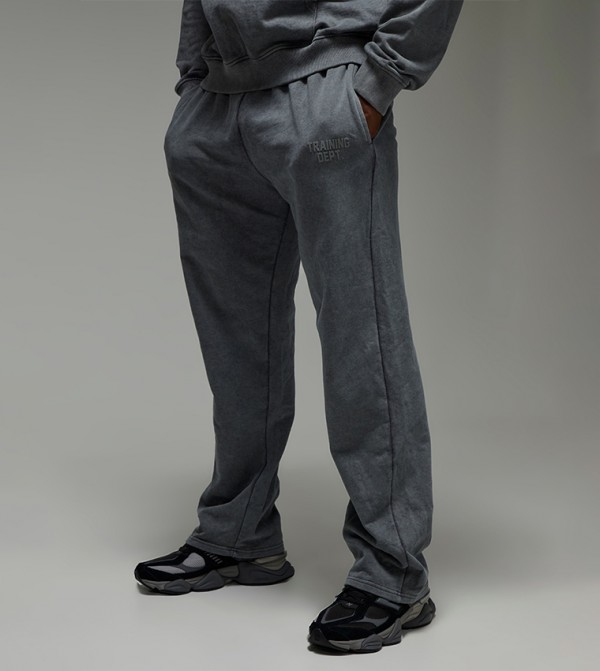 Straight Leg Washed Joggers