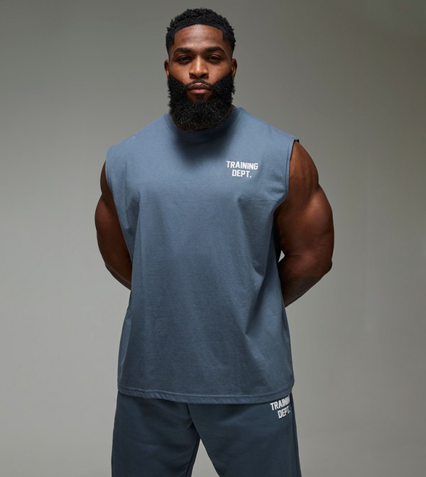 Printed Oversized Active T-Shirt