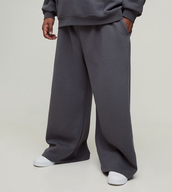 Plus & Tall Extreme Wide Leg Basic Sweatpants