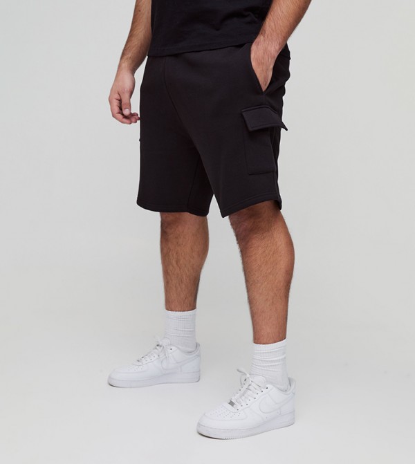 Mid Rise Cargo Shorts