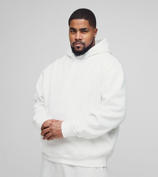 Solid Long Sleeves Oversized Sweatshirt