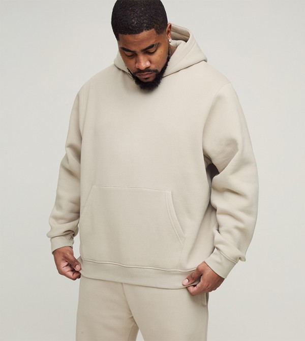 Solid Long Sleeves Oversized Sweatshirt
