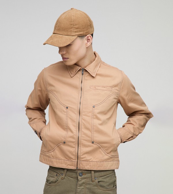 Twill Cut & Sew Oversized Jacket