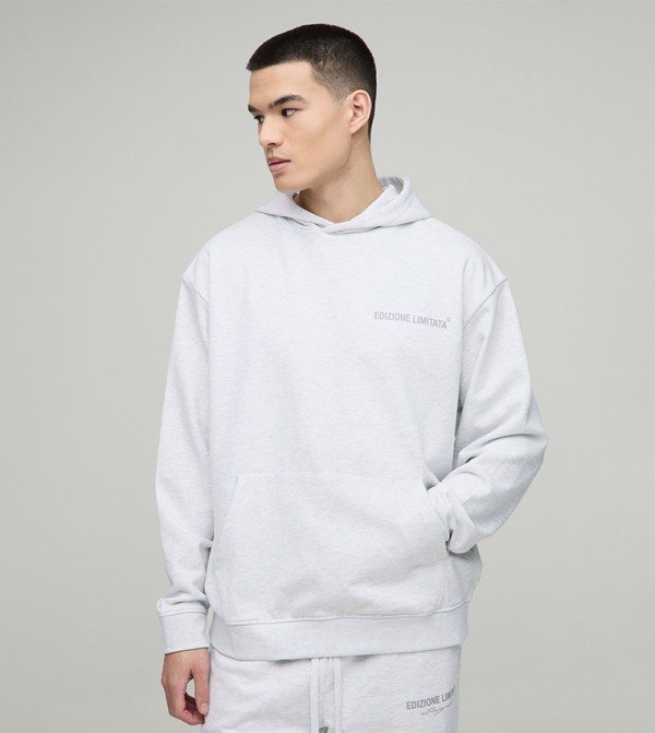 Edizione Limitata Print Oversized Hoodie