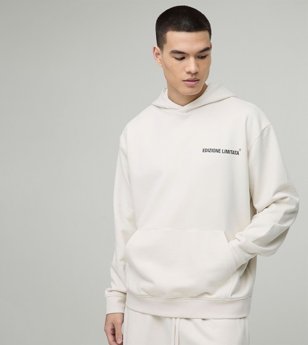 Edizione Limitata Print Oversized Hoodie