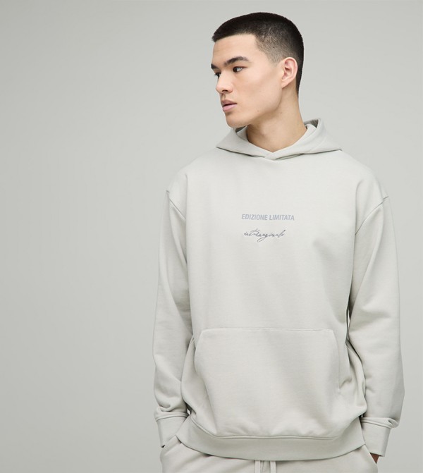 Edizione Limitata Print Oversized Hoodie