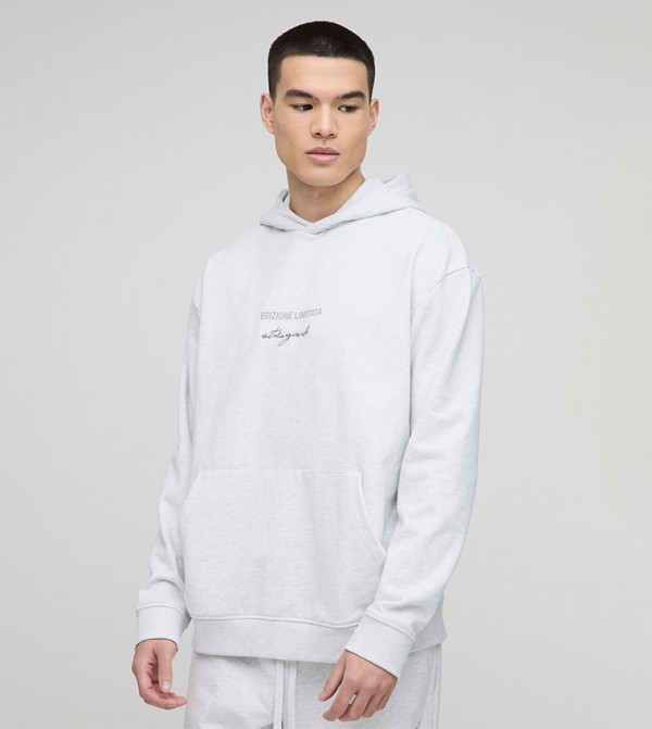 Edizione Limitata Print Oversized Hoodie