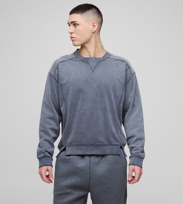 Seam Wash Oversized Sweatshirt