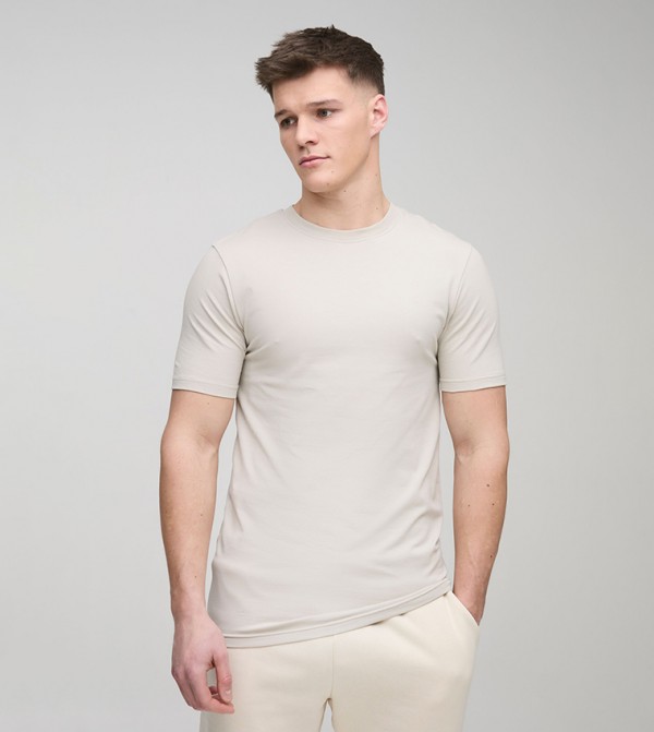 Plus & Tall Solid Crew Neck T-Shirt