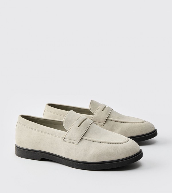 Saddle Slip-On Loafers