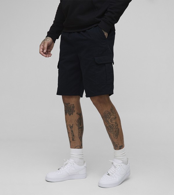 Tall Mid Rise Relaxed Fit Cargo Shorts