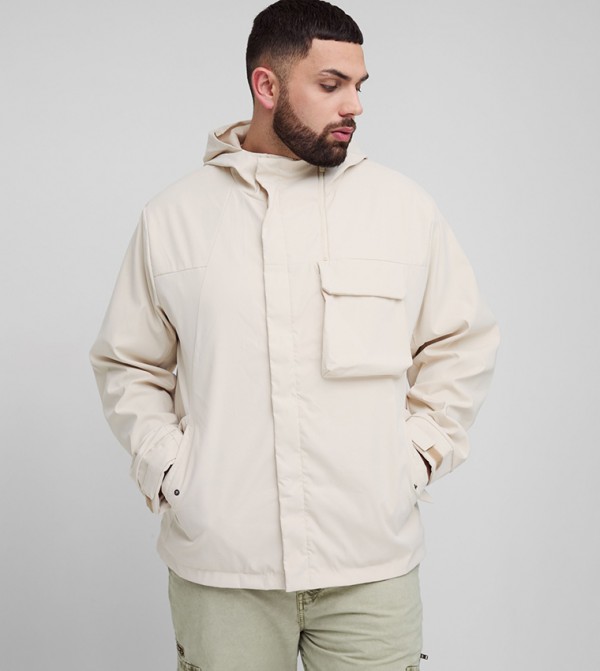 Plus & Tall Lightweight Hooded Parka Jacket