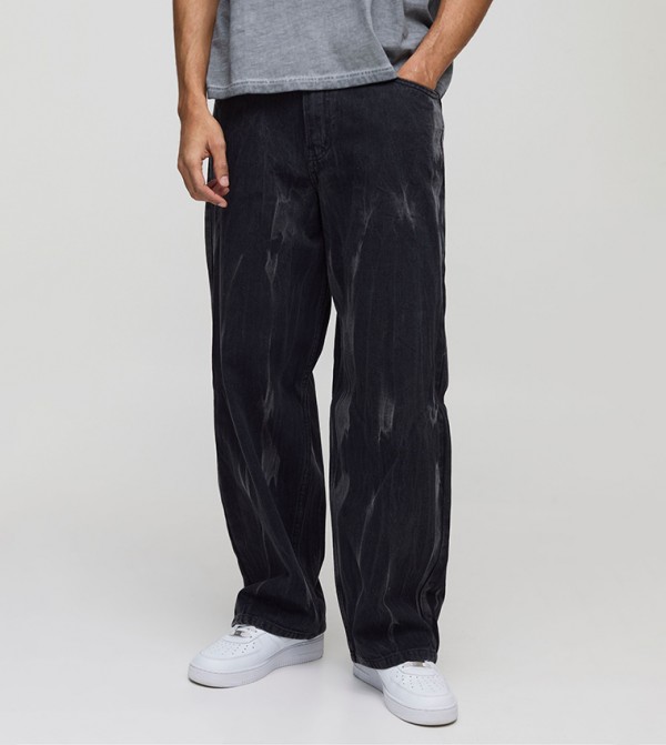 Super Extreme Washed Baggy Jeans