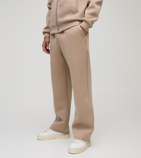 Straight Leg Bonded Scuba Sweatpants