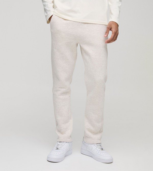 Slim Fit Rib Detail Sweatpants