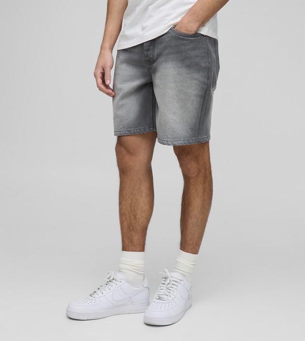 Slim Fit Denim Shorts