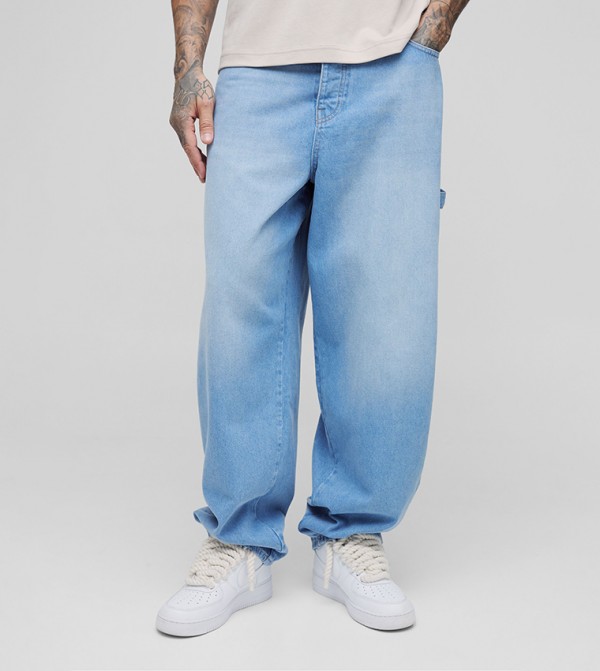 Tall Adjustable Waist Balloon Fit Carpenter Jeans
