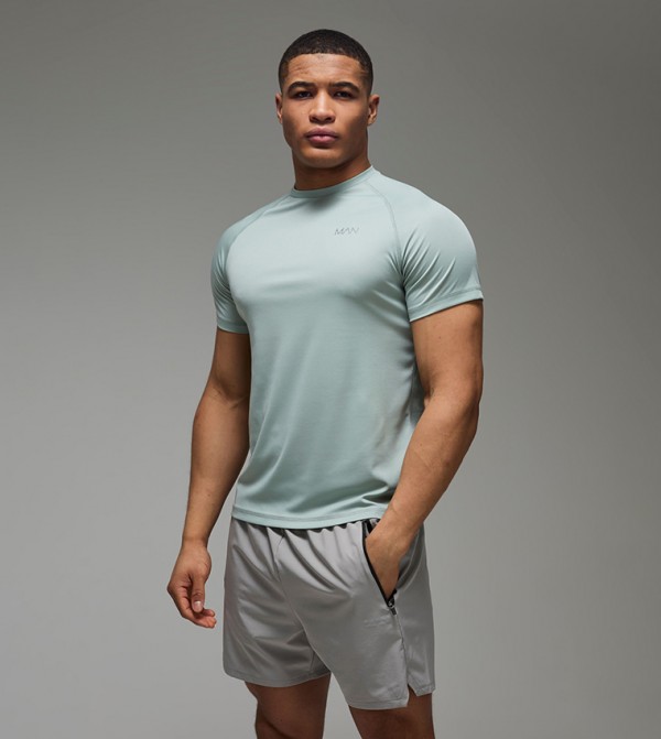 Logo Detail Regular Fit Active T-Shirt