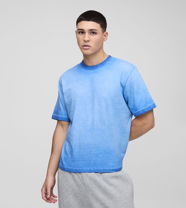Washed Crew Neck Boxy T-Shirt