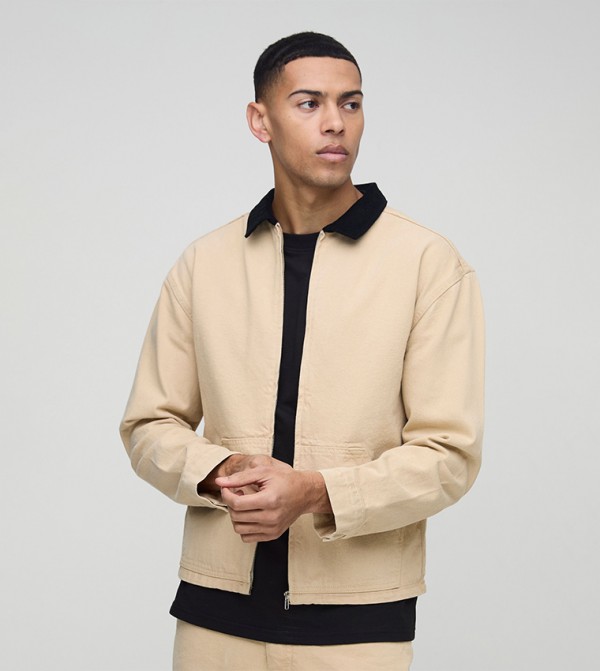 Washed Long Sleeves Twill Denim Shirt