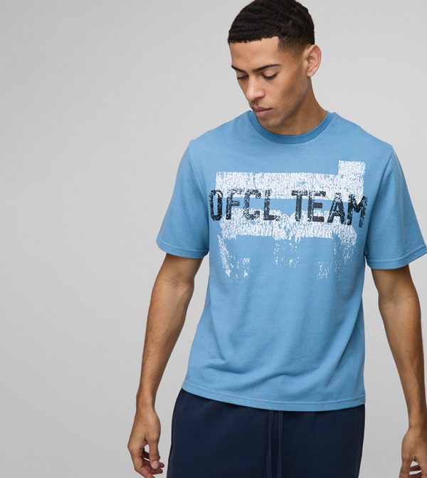 Printed Crew Neck T-Shirt