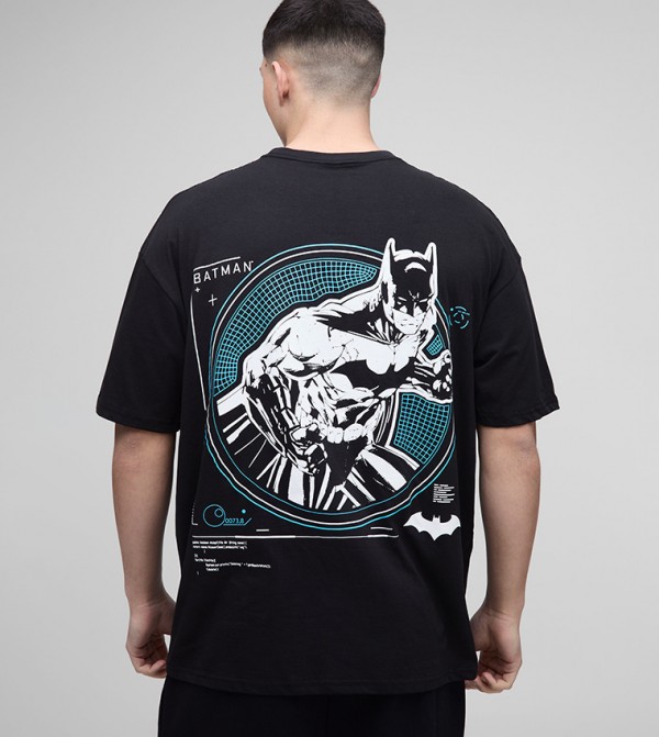 DC Batman License Print Oversized T-Shirt