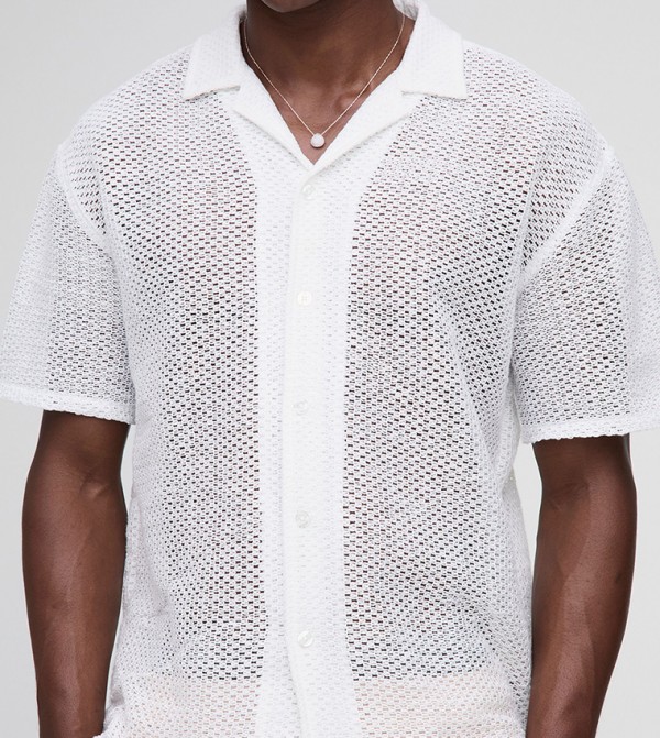 Official Homme Embroidered Oversized Shirt