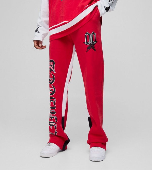 Plus & Tall Limited Print Gusset Sweatpants
