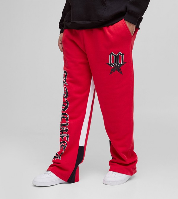 Plus & Tall Limited Print Gusset Sweatpants