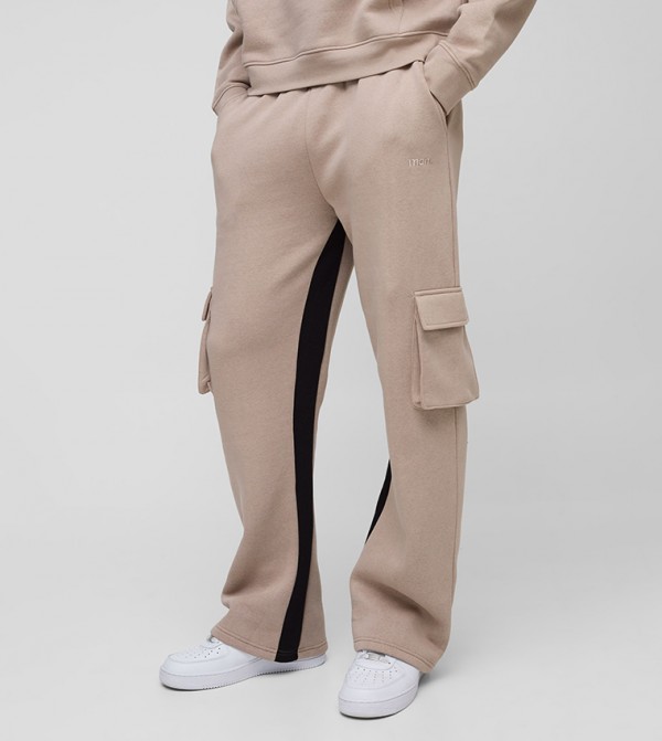 Regular Fit Gusset Cargo Sweatpants
