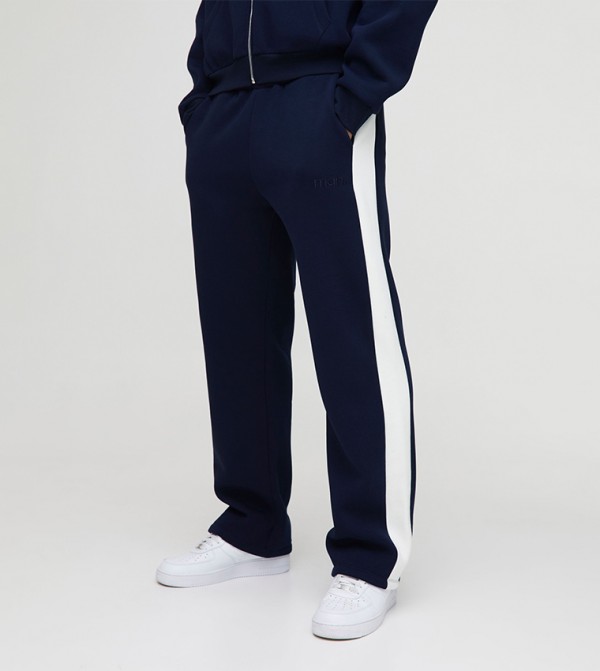 Straight Leg Color Block Sweatpants
