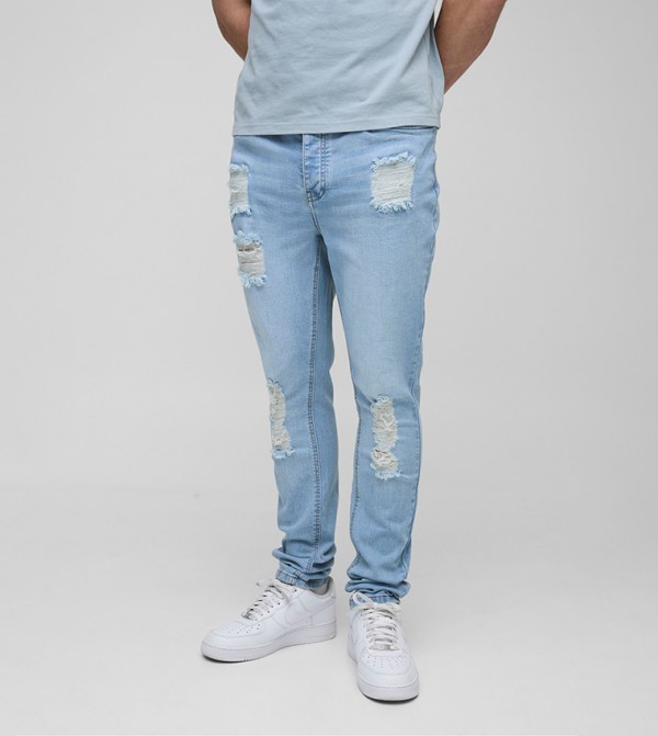 Tall Ripped Stretch Skinny Fit Jeans