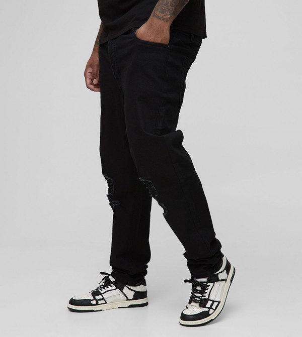 Ripped Stretch Slim Fit Jeans
