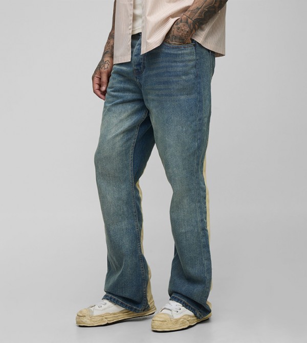 Tall Gusset Back Panel Flared Jeans