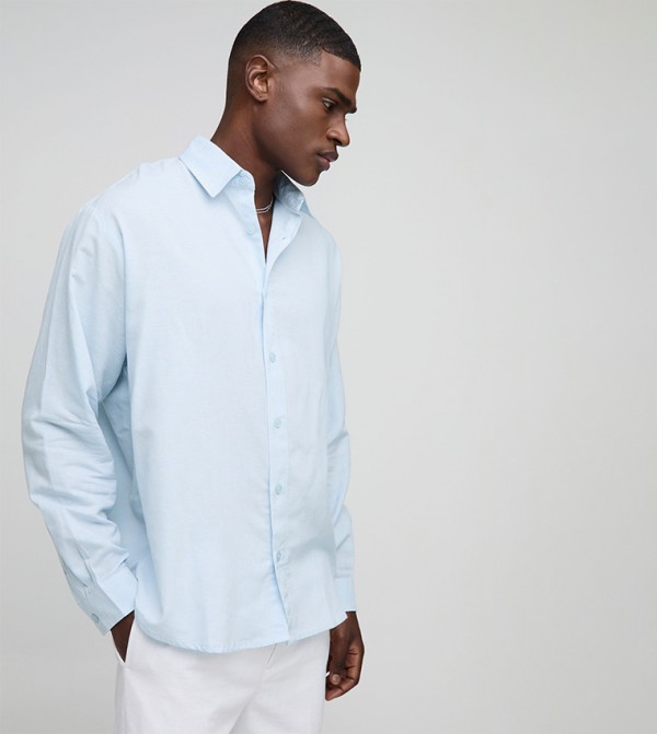 Linen Long Sleeves Oversized Shirt