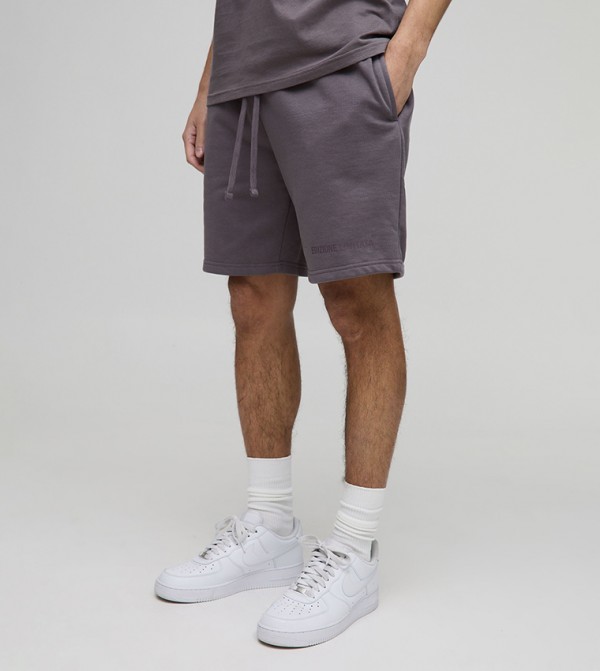 Relaxed Fit Mid Rise Heavyweight Shorts